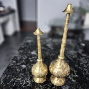 vintage brass rose water sprinklers Or Used As Incense Burners